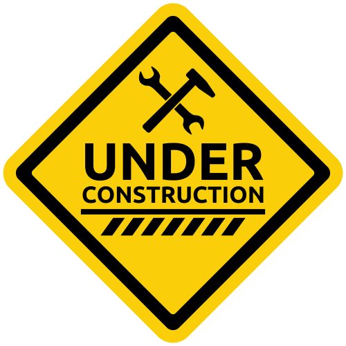 under construction sign construction clipart